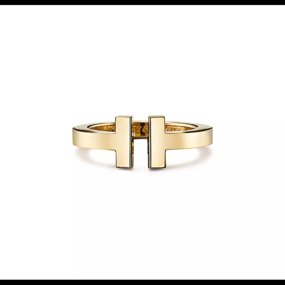 Tiffany and Co T Square Ring SIZE 8.5